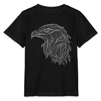 Eagle - Eagle - Stanley/Stella MINI CREATOR Kids’ T-Shirt - black - Front - Mikhail (115cm)