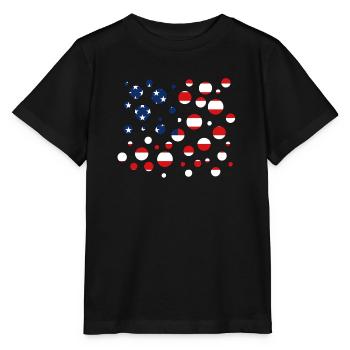 America Amerika - Stanley/Stella Kinder T-Shirt MINI CREATOR  - Schwarz - Vorne - Mikhail (115cm)
