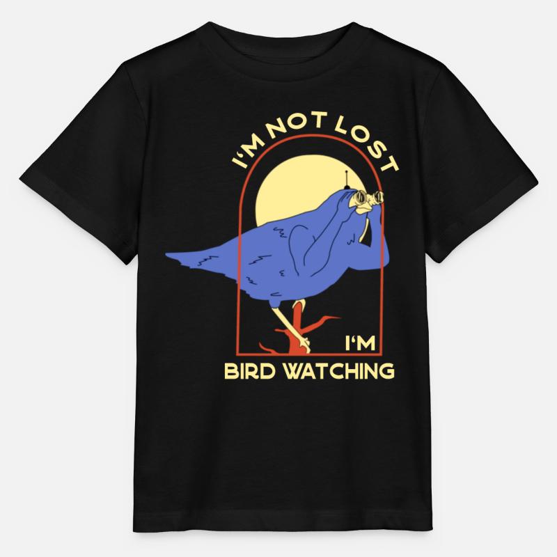 Bird Nerd Lustiges Vogel Design - Stanley/Stella Kinder T-Shirt MINI CREATOR  - Schwarz