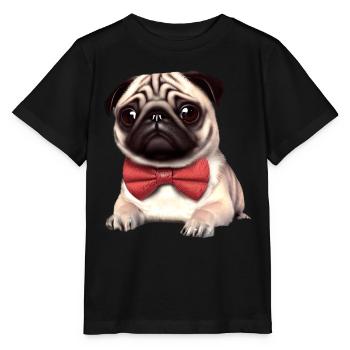 Chiens Propriétaires de chiens Propriétaires de chiens Bulldog Propriétaires de chiens - T-shirt bio MINI CREATOR Stanley/Stella Enfant - noir - Devant - Mikhail (115cm)