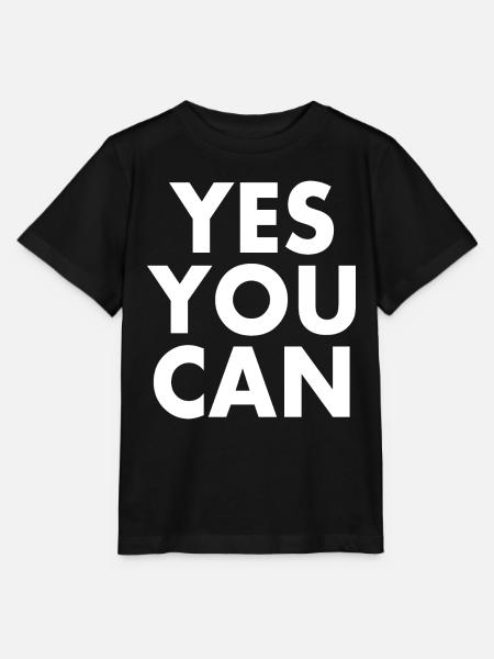 Yes you can - Stanley/Stella Kinder T-Shirt MINI CREATOR - Schwarz