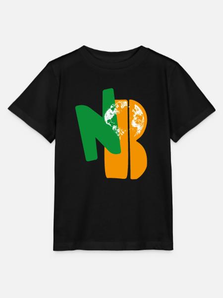 No Planet B - Stanley/Stella Kinder T-Shirt MINI CREATOR - Schwarz