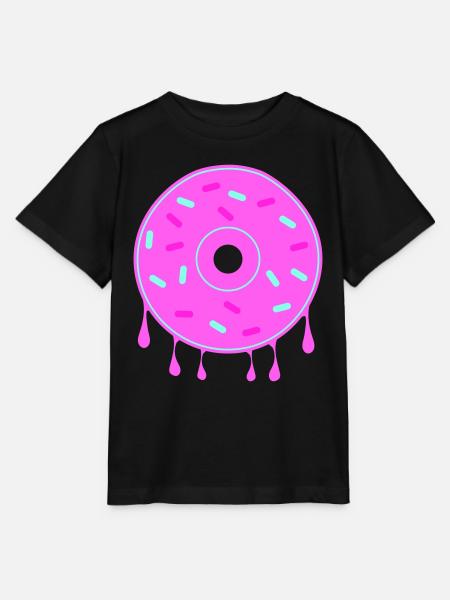 donut - Stanley/Stella Kinder T-Shirt MINI CREATOR - Schwarz