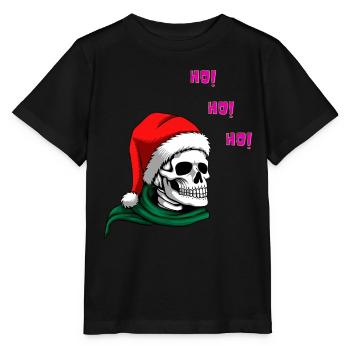 Skelton HO! HO! HO! | XMAS - Stanley/Stella Kinder T-Shirt MINI CREATOR  - Schwarz - Vorne - Mikhail (115cm)