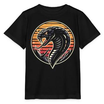 Cobra - T-shirt bio MINI CREATOR Stanley/Stella Enfant - noir - Devant - Mikhail (115cm)