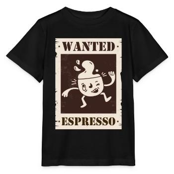 Wanted Espresso - Stanley/Stella MINI CREATOR Kids’ T-Shirt - black - Front - Mikhail (115cm)