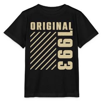 Original 1993 Authentic 1993 Vintage Bursdag - T-shirt bio MINI CREATOR Stanley/Stella Enfant - noir - Devant - Mikhail (115cm)