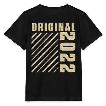 Original 2022 Authentischer 2022 Vintage Bursdag - Stanley/Stella Kinder T-Shirt MINI CREATOR  - Schwarz - Vorne - Mikhail (115cm)