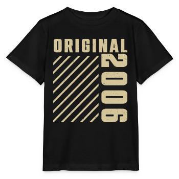 Original 2006 Authentic 2006 Vintage Bursdag - Stanley/Stella Kinder T-Shirt MINI CREATOR  - Schwarz - Vorne - Mikhail (115cm)