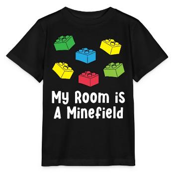Brick Builder Brick Building Master Builder - Stanley/Stella MINI CREATOR Kids’ T-Shirt - black - Front - Mikhail (115cm)