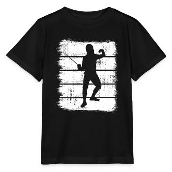 Swordsman - Stanley/Stella MINI CREATOR Kids’ T-Shirt - black - Front - Mikhail (115cm)