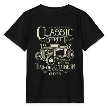 Hot Rod Classic - Stanley/Stella Kinder T-Shirt MINI CREATOR  - Schwarz - Vorne - Mikhail (115cm)
