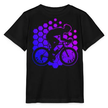 Road Cyclist Road Cycling Road Bike Road Bike - Stanley/Stella MINI CREATOR Kids’ T-Shirt - black - Front - Mikhail (115cm)