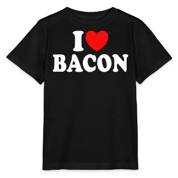 Ich liebe Speck Humor Fleisch Speck - Stanley/Stella Kinder T-Shirt MINI CREATOR  - Schwarz - Vorne - Mikhail (115cm)