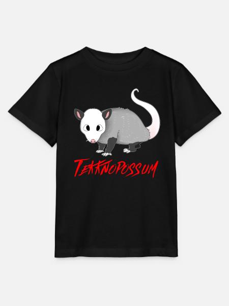 TEKKNO TEKKNOPOSSUM TECHNO OPOSSUM - Stanley/Stella Kinder T-Shirt MINI CREATOR - Schwarz