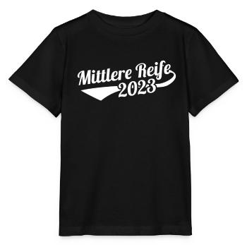 Abschluss Realschule Mittlere Reife 2023 - Stanley/Stella Kinder T-Shirt MINI CREATOR  - Schwarz - Vorne - Mikhail (115cm)