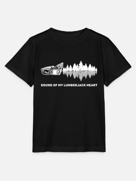 Förster Wald Motorsäge - Stanley/Stella Kinder T-Shirt MINI CREATOR  - Schwarz