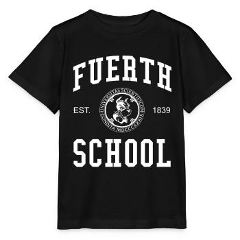 Fürth School University College University School - T-shirt bio MINI CREATOR Stanley/Stella Enfant - noir - Devant - Mikhail (115cm)