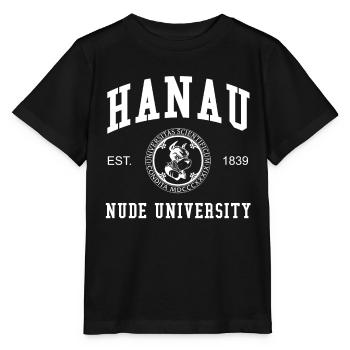 Hanau Nude University Universität Hochschule Uni - T-shirt bio MINI CREATOR Stanley/Stella Enfant - noir - Devant - Mikhail (115cm)