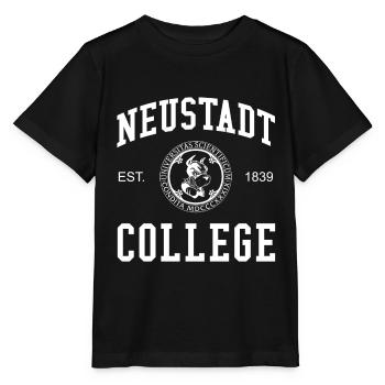 Neustadt College University Universität Hochschule - T-shirt bio MINI CREATOR Stanley/Stella Enfant - noir - Devant - Mikhail (115cm)
