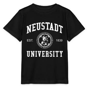 Université Neustadt Universität Hochschule Uni - T-shirt bio MINI CREATOR Stanley/Stella Enfant - noir - Devant - Mikhail (115cm)