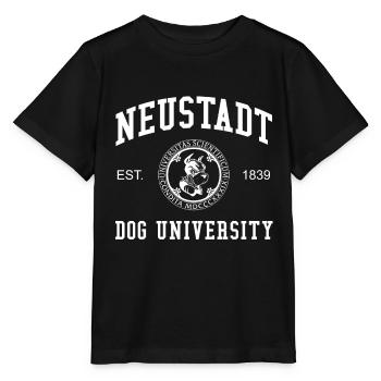 Université canine Neustadt Universität Hochschule Uni - T-shirt bio MINI CREATOR Stanley/Stella Enfant - noir - Devant - Mikhail (115cm)