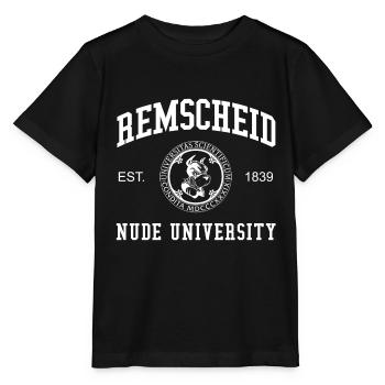 Remscheid Nude University Hochschule Universität - T-shirt bio MINI CREATOR Stanley/Stella Enfant - noir - Devant - Mikhail (115cm)