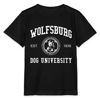 Collège universitaire canin de Wolfsburg - T-shirt bio MINI CREATOR Stanley/Stella Enfant - noir - Devant - Mikhail (115cm)