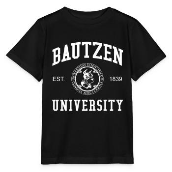 Bautzen University Universität Hochschule Uni - Stanley/Stella Kinder T-Shirt MINI CREATOR  - Schwarz - Vorne - Mikhail (115cm)