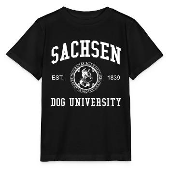 Sachsen Dog University University College Uni - T-shirt bio MINI CREATOR Stanley/Stella Enfant - noir - Devant - Mikhail (115cm)