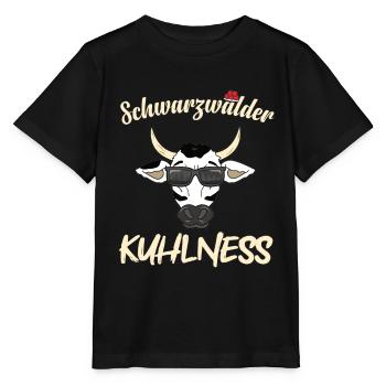 Schwarzwälder Kuhlness Lustiges Schwarzwald - Stanley/Stella Kinder T-Shirt MINI CREATOR  - Schwarz - Vorne - Mikhail (115cm)