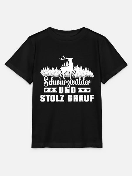 Stolzer Schwarzwälder Schwarzwald - Stanley/Stella Kinder T-Shirt MINI CREATOR - Schwarz