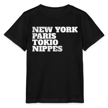 Nippes Paris Tokio New York Heimat Köln Viertel - Stanley/Stella Kinder T-Shirt MINI CREATOR  - Schwarz - Vorne - Mikhail (115cm)