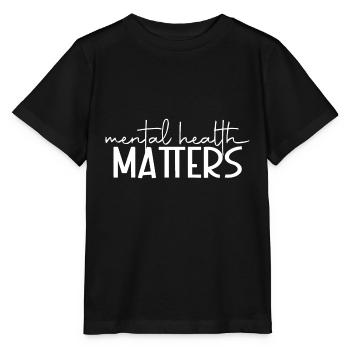 psychische Gesundheit Beenden Sie das Stigma - Stanley/Stella Kinder T-Shirt MINI CREATOR  - Schwarz - Vorne - Mikhail (115cm)