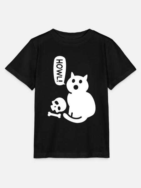Heulen der Pussycat - Stanley/Stella Kinder T-Shirt MINI CREATOR  - Schwarz
