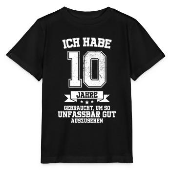 10. Geburtstag Geschenk Habe 10 Jahre Gebraucht - Stanley/Stella Kinder T-Shirt MINI CREATOR  - Schwarz - Vorne - Mikhail (115cm)