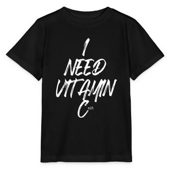 J’ai besoin de vitamine Cash Finanzielle Freiheit Geld Cash - T-shirt bio MINI CREATOR Stanley/Stella Enfant - noir - Devant - Mikhail (115cm)