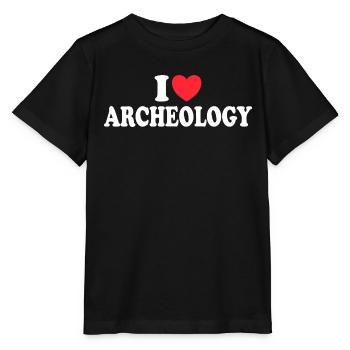 Archäologe liebt Archäologie - Stanley/Stella Kinder T-Shirt MINI CREATOR  - Schwarz - Vorne - Mikhail (115cm)