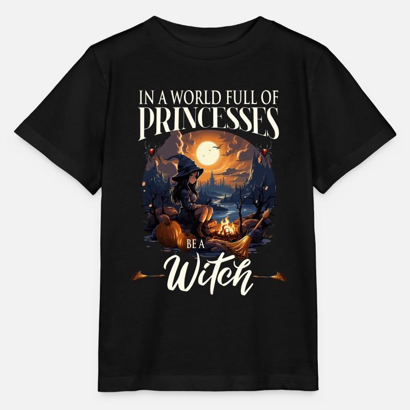 Witch - Stanley/Stella Kinder T-Shirt MINI CREATOR  - Schwarz