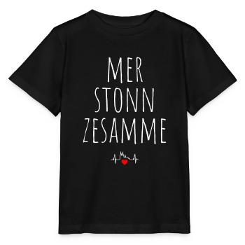 Cologne Mer Stonn Zesamme Dom Karneval Kölsch Kölner - T-shirt bio MINI CREATOR Stanley/Stella Enfant - noir - Devant - Mikhail (115cm)