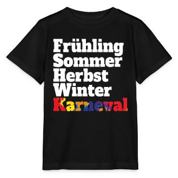 Carnival Fifth Season Kölsch Fastelovend Cologne - Stanley/Stella MINI CREATOR Kids’ T-Shirt - black - Front - Mikhail (115cm)