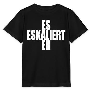 Es Eskaliert Eh Party Club Junggesellenabschied - Stanley/Stella Kinder T-Shirt MINI CREATOR  - Schwarz - Vorne - Mikhail (115cm)