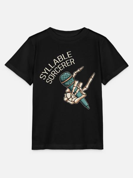 Silbenzauberer Poetry Slam - Stanley/Stella Kinder T-Shirt MINI CREATOR - Schwarz