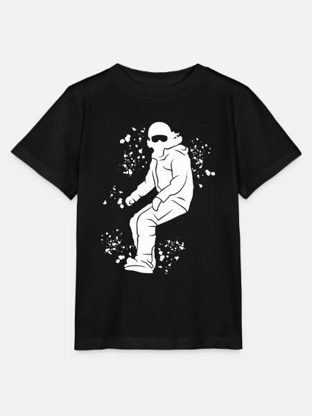 Snowboarder Snowboarding Snowboard - Stanley/Stella Kinder T-Shirt MINI CREATOR - Schwarz