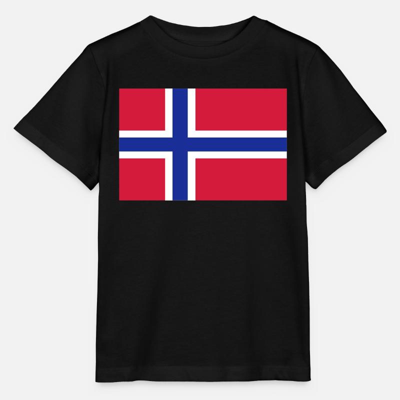 Norwegen - Stanley/Stella Kinder T-Shirt MINI CREATOR  - Schwarz