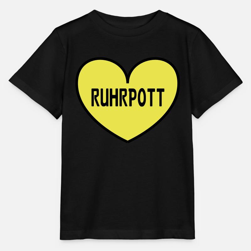 Coeur de la Ruhr - T-shirt bio MINI CREATOR Stanley/Stella Enfant - noir