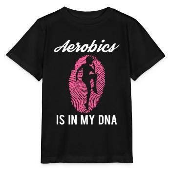 Aérobic disant cadeau de gymnastique pour filles - T-shirt bio MINI CREATOR Stanley/Stella Enfant - noir - Devant - Mikhail (115cm)
