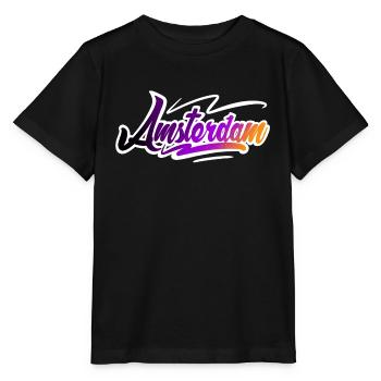 Amsterdam - Stanley/Stella Kinder T-Shirt MINI CREATOR  - Schwarz - Vorne - Mikhail (115cm)