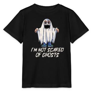 Ich habe keine Angst vor Gespenstern - Stanley/Stella Kinder T-Shirt MINI CREATOR  - Schwarz - Vorne - Mikhail (115cm)