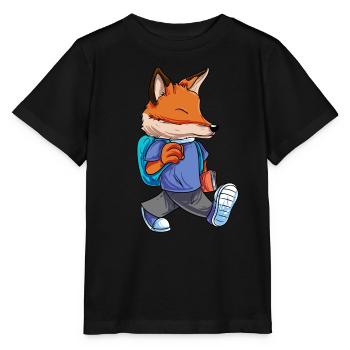 Fuchs Rentrée des classes - T-shirt bio MINI CREATOR Stanley/Stella Enfant - noir - Devant - Mikhail (115cm)